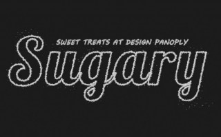 photoshop字體制作，打造白糖顆粒堆積字效的字體